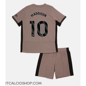 Tottenham Hotspur James Maddison #10 Terza Maglia Bambino 2023-24 Manica Corta (+ Pantaloni corti)